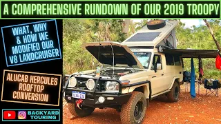 Aussie lap in a Troopy - Ep 08. AluCab Poptop Troop Carrier Rundown