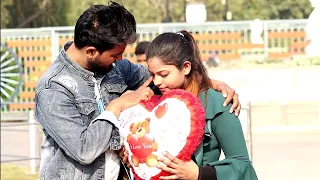 Will You Be Mah Valentine Prank On Girl Gone Emotional | Yash Choudhary