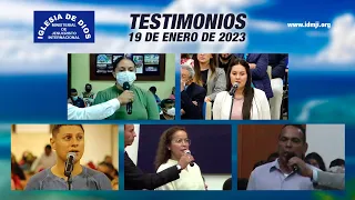 Testimonios 19 de enero de 2023 - Iglesia de Dios Ministerial de Jesucristo Internacional