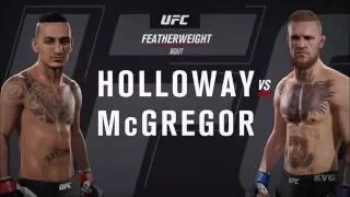 EA Sports UFC 2 - Max Holloway vs Conor McGregor | Gameplay (HD) [1080p60FPS]