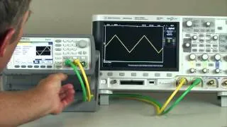 33500B Series Waveform Generator Generating Triangle Waveforms, Sawtooth and Ramp Waves