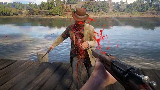 Red Dead Redemption 2 - Slow Motion Brutal Kills Vol.15 (PC 60FPS)