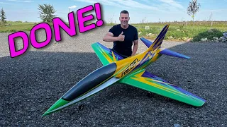 Ready for Takeoff: CARF REBEL CLASSIC RC JET - Build Complete