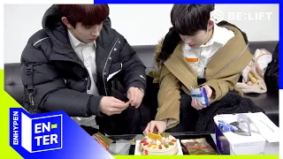 [EN-TER key] Decorating JAKE's Birthday Cake - 엔하이픈 (ENHYPEN) (ENG/JPN)