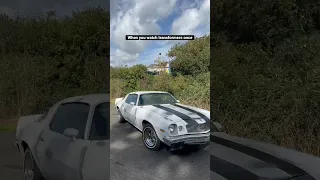 When you watch Transformers once! 1977 Chevrolet Camaro