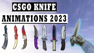 All Knife Animations in CS GO