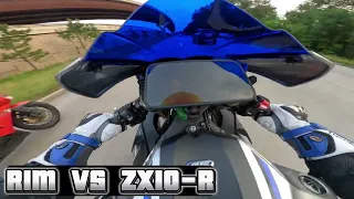 Yamaha R1M vs Kawasaki ZX-10R vs Yamaha FZ09