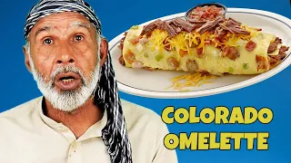 Tribal People Try Colorado Omelette