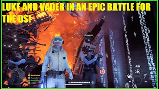 Star Wars Battlefront 2 - Luke and his Dad in an epic battle for the Death Star! This game was CLOSE