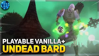 THEY CREATED A PLAYABLE BARD! (with animations!) | Duskhaven Vanilla+ | World of Warcraft