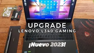 💻Mejora de Lenovo IdeaPad L340 Gaming, AUMENTAR RAM y CAMBIO DE SSD M.2 Nvme y 2 5 // NUEVO 2023