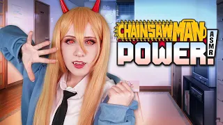 Cosplay ASMR - "Grovel, HUMAN!!" Chainsaw Man POWER Roleplay