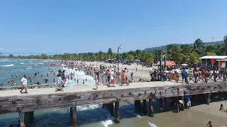 Playas de Tela Honduras | Drone Footage | Semana Santa 2023