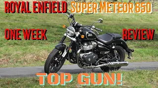 Royal Enfield Super Meteor 650. Full Review. A week in the saddle of the TOP GUN!