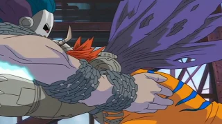 Digimon Adventure - Metalgreymon vs SkullMeramon (ENG SUB)