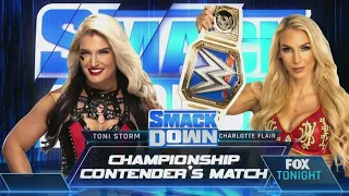 Toni Storm VS Charlotte Flair