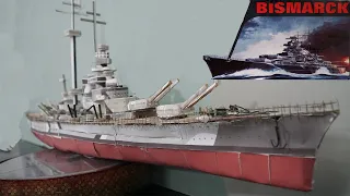 Ship Building BISMARCK From Paper