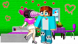 ДРЕЛЬВУМЕН ПОЦЕЛОВАЛА МЕНЯ В МАЙНКРАФТ! КРАСЯ DRILL WOMAN MINECRAFT