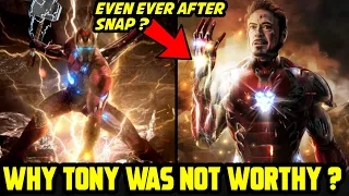Why Tony was not Worthy even after Snap ? | Captain B2