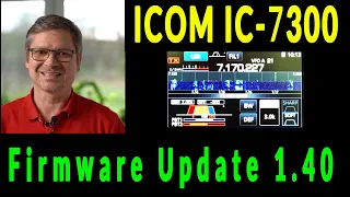 Icom IC-7300 - Firmware Update 1.40 so geht das