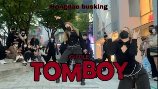 SEOUL BUSKING | (G)I-DLE-TOMBOY [GDMcrew busking] Lia 220421