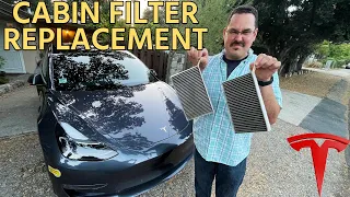 I Replace my Cabin Air Filters with VION HEPA Activated Charcoal Air Filters for the Tesla Model 3/Y