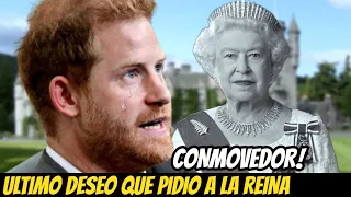 ESTREMECEDORA PETICIÓN Del PRÍNCIPE HARRY a su ABUELA La REINA ISABEL en su LECHO de MUERTE!