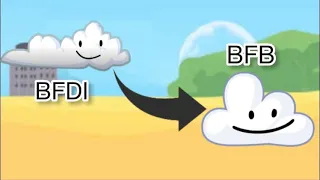 How some BFDI characters changed over time