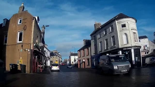 Winter Drive From Cowdenbeath Fife To Kinross Perthshire Scotland