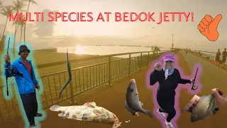 Fishing Adventure at Bedok Jetty Singapore | Inshore Fishing | Multi Species na Isda!