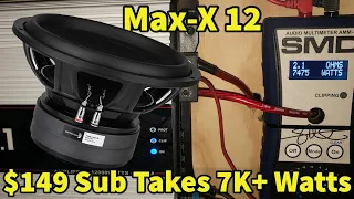 Budget Sub Took 10x its Rated Power? The *ALL NEW* Dayton Audio Max-X MX Subwoofer Review!