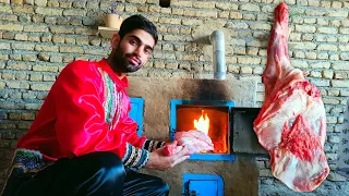 IRAN! Most Delicious Lamb Stew Recipe (Gheymeh) Cooked in Beautiful Village