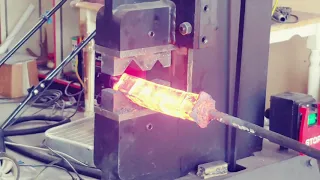 Making Canister Damascus Part 1   forging the billet