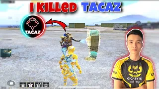 🔥I KILLED TACAZ | TACAZ CHALLENGED ME IN LOBBY 😈 | CBROWN PUBG MOBILE