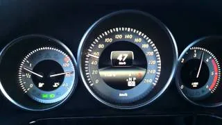 Mercedes E250 CDI 0-100 Acceleration W212 Facelift