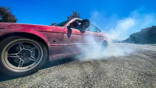 HOW I WELDED THE DIFF ON MY E34 540 | burnouts and donuts