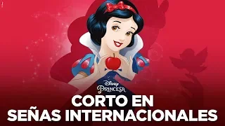 Descubriendo Blanca Nieves y los siete enanos en señas internacionales | Disney Princesa