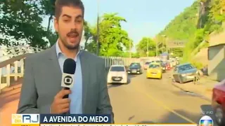 Bom Dia Rio (Globo): Justiça determina interdição da Avenida Nyemeyer após pedido do MPRJ