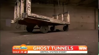 Channel Nine - Today Show - Sydney Central Station Ghost Tunnels (31/10/2012)