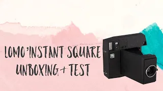Lomo Instant Square Glass Camera Unboxing & Test