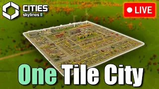 Building the PERFECT One Tile City in Cities Skylines 2 test