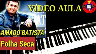 Video Aula Folha Seca Amado Batista no Teclado