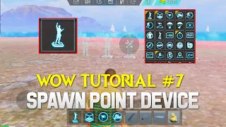 WOW TUTORIAL VIDEO #7 USED OF SPAWN POINT DEVICE. #pubgmobile #wow #tutorial #guide