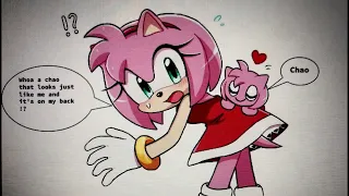 Sonic Comic Dub: Amy meets Her Own Chao