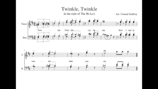 Twinkle Twinkle Little Star in the Style of the Hi-Los