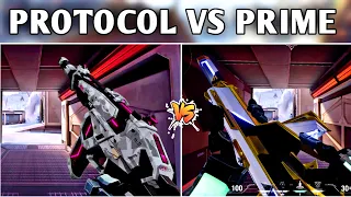 Protocol 781-A Phantom VS Prime Phantom Comparison || Which One Is The Best Phantom Skin In Valorant