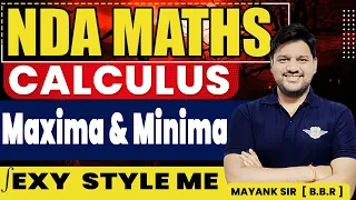 Calculus - 12 | NDA Maths Most Important Questions | NDA Maths Full Syllabus Preparation 2023 | NDA