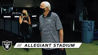 Touring Allegiant Stadium Brings Back Memories for Fred Biletnikoff | Las Vegas Raiders