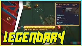 Legendary Iconic "Malorian Arms 3516" Johnny's Pistol Location Guide - Cyberpunk 2077