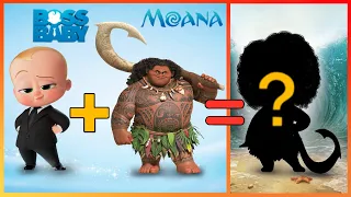 Boss Baby Glow Up  Into Maui | Disney Moana | Cartoon Transformation